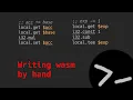 Writing wasm modules by hand is fun