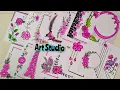 20 PINK BEAUTIFUL BORDER WORK PAGE DESIGN FOR SCHOOL PROJECTS