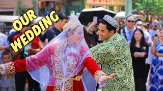 美国人嫁给新疆维吾尔族：亲友远道而来见证热闹的乡村婚礼