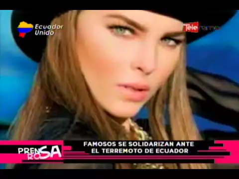 Famosos se solidarizan ante el terremoto de Ecuador