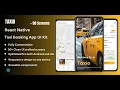 Taxio - Taxi Booking React Native App Ui Kit