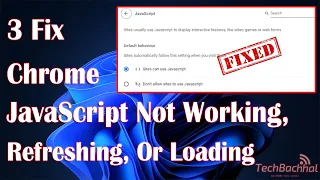 Chrome JavaScript not working refreshing or loading