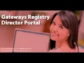 Gateways Registry Director Portal