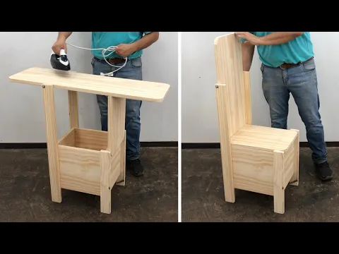 Download MP3 Construye una Mesa de Planchar Todo en Uno: Silla, Baúl y Mesa de Planchar | Tutorial DIY