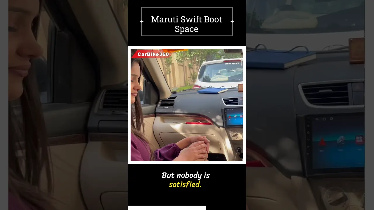 Maruti Suzuki Swift Boot Space || Carbike360