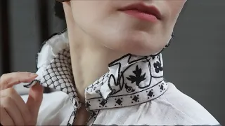 Making some fancy Renaissance underwear