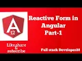 How to create Reactive Forms in Angular 12 in Hindi Part-1 Angular Forms