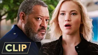 Passengers 2016 Jim Aurora Meet The Captain Jennifer Lawrence Laurence Fishburne 