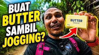 Senang je rupanya nak buat BUTTER sambil jogging ni