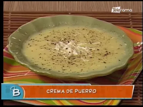 Crema de puerro