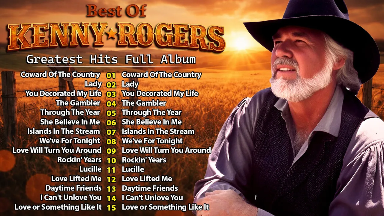 The Best of Kenny Rogers 2026🔥 Nonstop Country Classics | Top 50 Greatest Hits: The Gambler, Lady