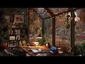 Glasshouse Study Room Cozy Autumn Ambience - Rain Sounds for Study Focus and Relaxation
