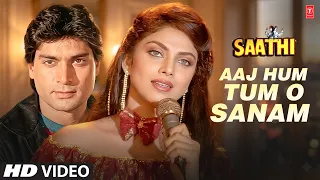 aaj hum tum o sanam video song anuradha paudwal jolly mukherjee aditya pancholi varsha mohsin k