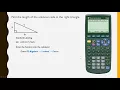 TI-89 Pythagorean Theorem