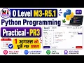 1 august Python Practical Paper Solution o level python practical paper solution Practical PR3
