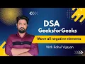 Move All Negative Elements to End Love Babbar DSA Sheet Solution in Java FAANG Interview Prep
