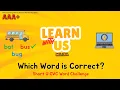 Short U Words for Kids CVC Reading Phonics Practice