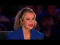 Brave 8-year-old, Ravi gets Alesha's Golden Buzzer with POWERFUL performance | Auditions | BGT 2024