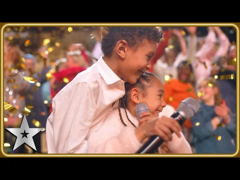 Download MP3 Brave 8-year-old, Ravi gets Alesha's Golden Buzzer with POWERFUL performance | Auditions | BGT 2024