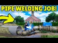 I Fixed Welded the Broken Pipes at a Church in APM Roblox American Plains Mudding