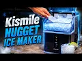 Kismile Nugget Ice Makers Countertop Portable Ice Machine with Crushed Ice