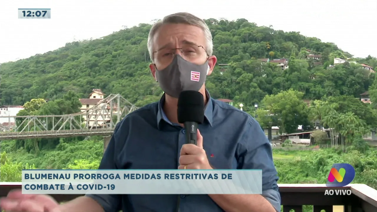 Prefeito de Blumenau fala sobre prorrogação de medidas restritivas