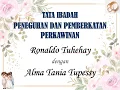 Lagu Ibadah Perkawinan Ronaldo Tuhehay \u0026 Alma Tania Tupessy