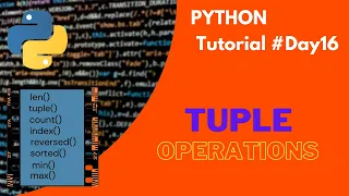 Python Tutorial Day16 Tuple Operations Nested Tuple Python for Beginners Code With Subbu