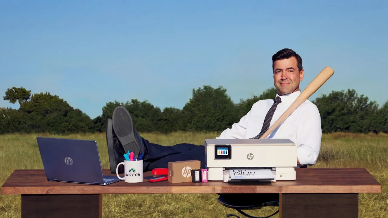 HP — HP All-In Plan: New Printer, Ink Delivery, 24/7 Support (YouTube video ad)