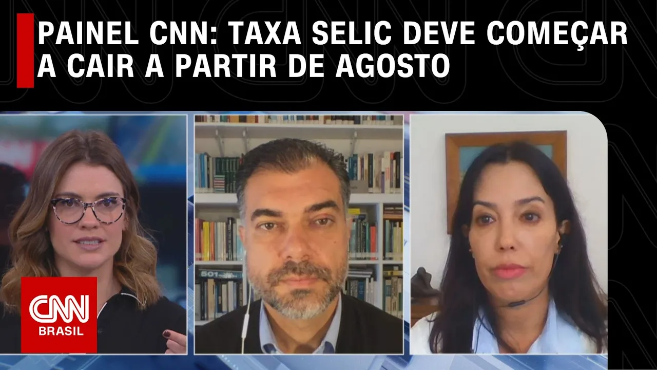 Painel CNN: Taxa Selic deve começar a cair a partir de agosto | LIVE CNN
