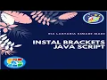 Belajar Dasar Pemrograman Javascript Instal Brackets