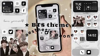 customize your iphone BTS theme iOS15 how to have an aesthetic phone