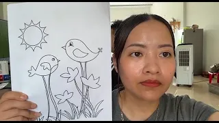 Instructions for coloring super beautiful pictures with teacher Mina episode 91