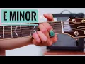 THE EASIEST GUITAR CHORD EVER E minor Em