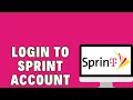 How To Login To Sprint Account