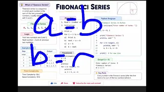 Learn Fibonacci Series in Python