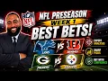 NFL Preseason Week 1 Predictions Lions vs Bengals Packers vs Steelers Best Bets