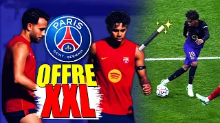 LE PSG PRÉPARE UNE OFFRE XXL POUR UN JOUEUR DU BARÇA... LA STAT FOLLE DE LAMINE YAMAL ! - ACTU FOOT