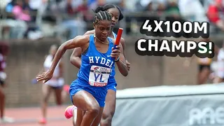 Hydel DEFENDS Title In Championship Of American Girls 4x100m At Penn Relays 2024