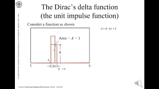 The Dirac s delta function
