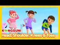 Download Lagu Head, Shoulders, Knees \u0026 Toes | Nursery Rhymes \u0026 Kids Songs | Kongsuni English| Kongsuni and Friends