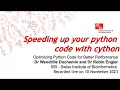 Optimizing Python Code for Better Performance - Speeding up your python code with cython 6 of 8