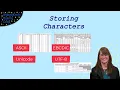 Comparing EBCDIC ASCII Unicode and UTF-8 for Storing Characters
