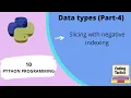 Data Types in Python String Part-4 Python Programming Lecture-10
