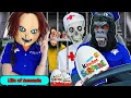 Download Lagu Monkey and Skeleton Plan To Steal A Police Car - Police With Car Ride Chase