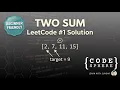 Two Sum - LeetCode 1 Python Solution Beginner Friendly Hashmap Code Sphere
