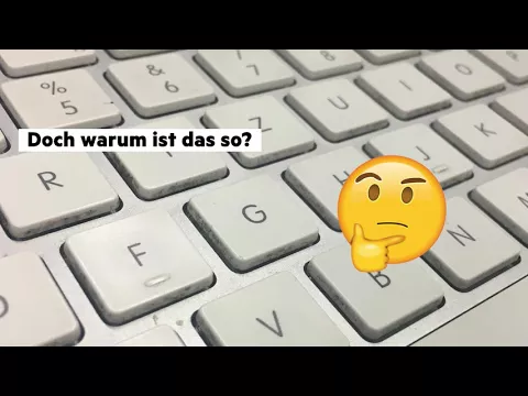 Download MP3 Tastatur: Darum haben F und J eine kleine, aber wichtige Erhebung