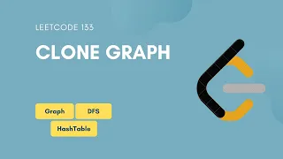 Clone Graph Leetcode 133 Graph HashTable DFS