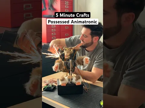 5 Minute Crafts: Possessed Animatronic - #animatronics #robot #spooky #halloween #craft