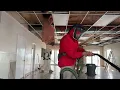 Removing Old Ceiling Tiles